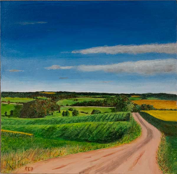 Wisconsin farmland painting